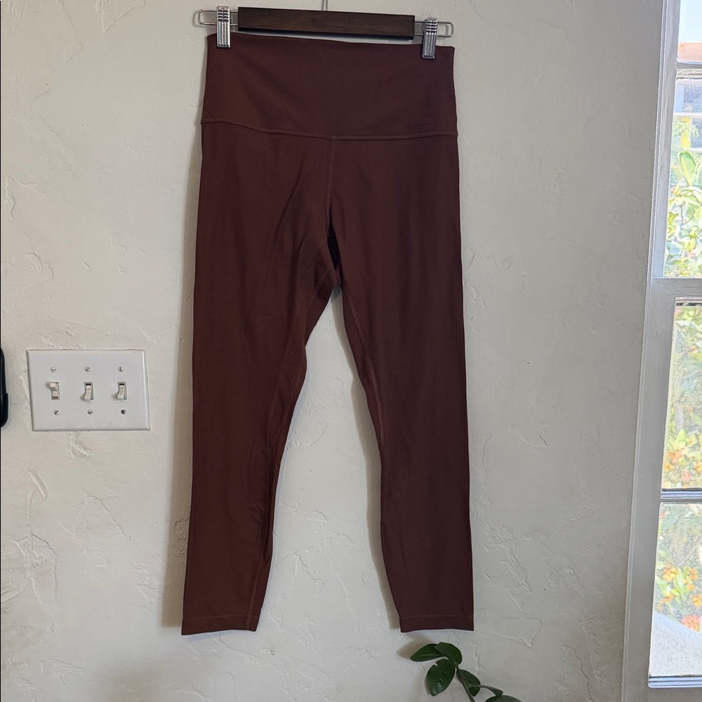 Lululemon - align ribbed leggings, 8